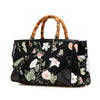Gucci Medium Canvas Bamboo Shopper Flora Knight Satchel Secondhand