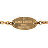 Louis Vuitton Gold Plated Flower Full Necklace Secondhand