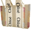 Chloé Small Canvas Stitch Woody Tote Secondhand