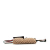 Secondhand Gucci GG Canvas Web Double Pocket Belt Bag