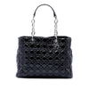 Dior Large Patent Cannage Lady Dior Soft Shopping Tote Secondhand