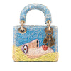 Dior Limited Edition Brian Calvin Lady Art Mini Beaded Raffia Lady Dior Secondhand