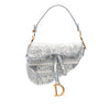 Secondhand Dior Canvas Embroidered Toile de Jouy Saddle Bag
