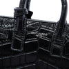 Saint Laurent Toy Croc Embossed Leather Sac De Jour Satchel Secondhand