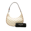 Celine Triomphe Coated Canvas Ava Shoulder Bag Secondhand