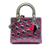 Dior Anselm Reyle Medium Metallic Lambskin Cannage Lady Dior Secondhand