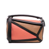 LOEWE Small Calfskin Graphic Puzzle Satchel Secondhand