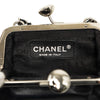 Chanel CC Lambskin Kiss Lock Evening Clutch with Chain Secondhand