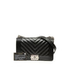 Chanel Old Medium Chevron Caviar Boy Flap Secondhand
