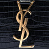 Saint Laurent Small Croc Embossed Monogram Kaia Crossbody Secondhand