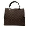 Gucci GG Nylon Bamboo Handbag Secondhand