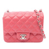 Chanel Mini Square Classic Lambskin Single Flap Secondhand