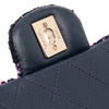 Chanel Mini Rectangular Classic Multicolor Cotton Stitched Single Flap Secondhand