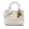 Dior Medium Lambskin Cannage Studded Supple Lady Dior Secondhand
