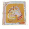 Hermès Gavroche Chevaloscope Neon Pointille Silk Scarf Secondhand