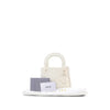 Dior Mini Ultra Matte Calfskin Diamond Cannage Lady Dior Secondhand