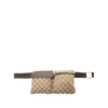 Gucci GG Canvas Double Pocket Belt Bag Secondhand