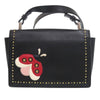 Ferragamo Studded Leather Ladybug Vara Bow Crossbody Secondhand