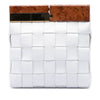 Bottega Veneta Lambskin Maxi Intrecciato The Snap Clutch Secondhand