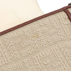 Fendi Zucca Embroidered Canvas Baguette Satchel Secondhand
