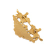 Secondhand Hermès Gold Plated Enamel Children And Dogs Brooch