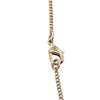 Chanel CC Gold Plated Strass Round Pendant Necklace Secondhand
