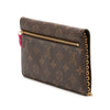 Louis Vuitton Monogram Christmas Animation Bears on Skis Pochette Weekend Chain Wallet Secondhand