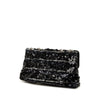 Chanel Patent Trimmed Sequined Satin Reissue 2.55 Single Flap 226 Secondhand