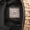 Fendi Zucchino Canvas Barrel Pochette Secondhand