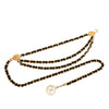 Chanel CC Gold Plated Leather Woven Medallion Triple Chain Belt Secondhand