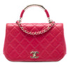 Chanel Small Quilted Lambskin Carry Chic Flap Secondhand