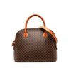 Celine Macadam Coated Canvas Dome Satchel Secondhand