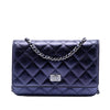 Chanel Quilted Shiny Aged Calfskin Reissue 2.55 Wallet on Chain Secondhand