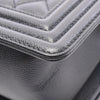 Chanel Old Medium Quilted Caviar Boy Flap Secondhand