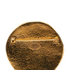 Chanel CC Gold Plated Sunburst Brooch Secondhand