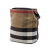 Burberry Medium Mega Check Canvas Sequined Heart Ashby Bucket Bag Secondhand