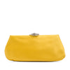 Chanel Satin Crystal Camellia Evening Frame Clutch Secondhand