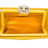 Chanel Satin Crystal Camellia Evening Frame Clutch Secondhand