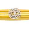 Chanel Satin Crystal Camellia Evening Frame Clutch Secondhand