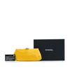 Chanel Satin Crystal Camellia Evening Frame Clutch Secondhand