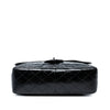 Chanel Jumbo Classic Crinkled Patent Single Flap Secondhand
