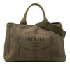 Prada Canvas Canapa Logo Tote Secondhand