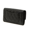 Chanel Quilted Caviar Classic Flap Long Wallet Secondhand