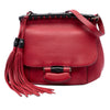 Gucci Medium Leather Bamboo Nouveau Fringe Crossbody Secondhand