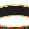 Secondhand Hermès Wide Horse Enamel Bangle 65