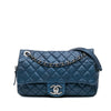 Chanel Jumbo Iridescent Quilted Caviar Easy Flap Secondhand