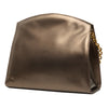 Ferragamo Metallic Calfskin Chain Shoulder Bag Secondhand