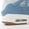Nike Air Jordan 4 RETRO SP Fabric Sneakers in Blue x White IB6716-100, Size 44 EU Secondhand