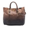 Prada Ombre Vitello Daino Side Zip Convertible Tote Secondhand