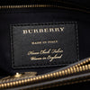 Burberry Medium Metallic Leather and House Check Banner Satchel Secondhand